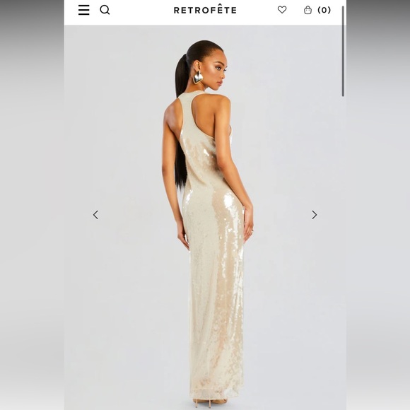 RETROFÊTE BELLA SEQUIN DRESS - Picture 3 of 3